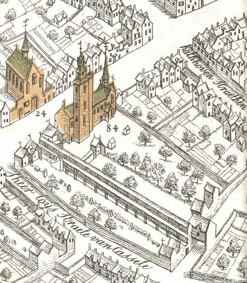 Stadsplan Brugge 1562 Marcus Gerards