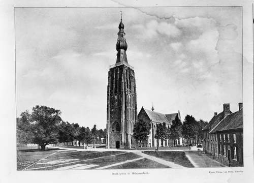 De kerk van Hilvarenbeek. (Foto: J.P. de Koning, 1973, Rijksdienst voor het Cultureel Erfgoed