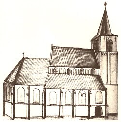 14e eeuwse kerk in Lieshout Hendrik Verhees