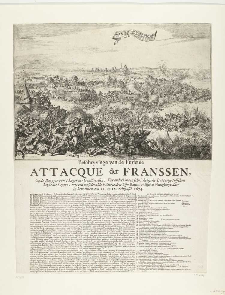 Romeyn de Hooghe Slag bij Seneffe 1674 Rijksmuseum