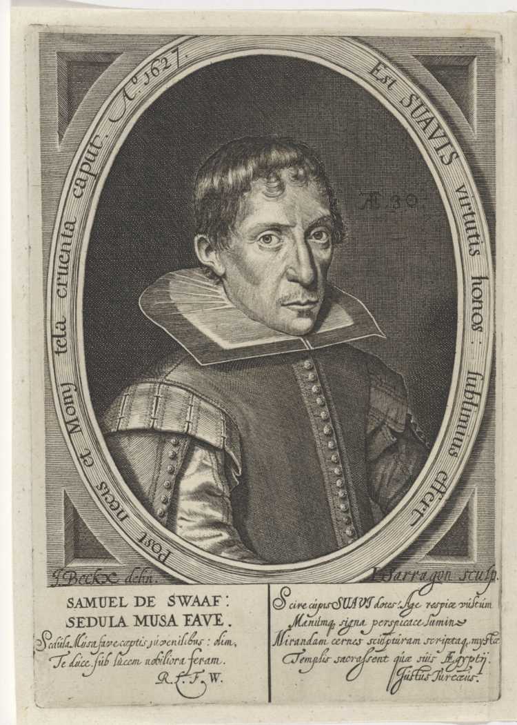Samuel de Swaef door Joannes Sarragon (Bron: Rijksmuseum)