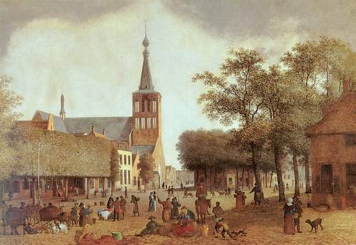 Markt Helmond ca. 1800