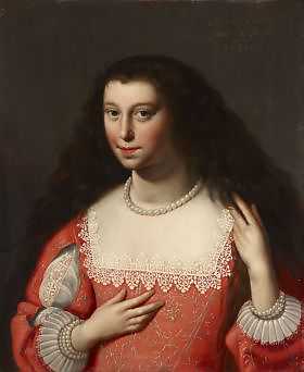 Portret van Maria Elisabeth van den Bergh, markiezin van Bergen op Zoom door een onbekende schilder. (Bron: Markiezenhof Bergen op Zoom)