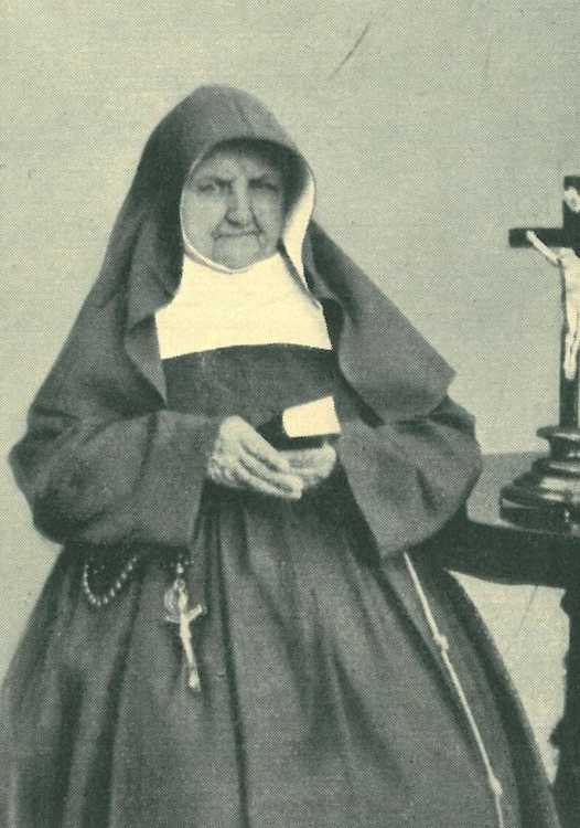 Maria Raaijmakers als Mère Marie Joseph (Bron: maker onbekend, 1850, West-Brabants Archief)
