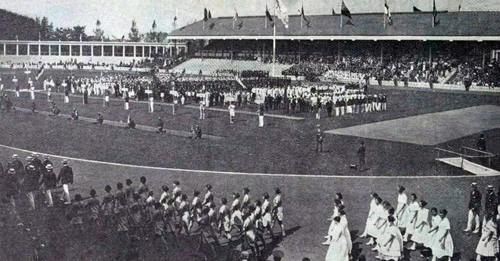 Openingsceremonie Zomerspelen 1900