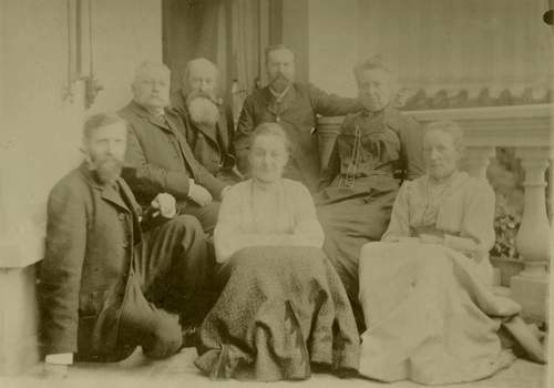 Familieportret van de familie Van der Borch-Prisse