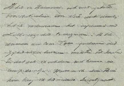 4In de laatst bewaarde brief, d.d. 3 december 1892, schreef Ulbo onder meer dat hij in Hannover een Sinterklaascadeau voor zijn vriendin had gekocht. (Bron: West-Brabants Archief)