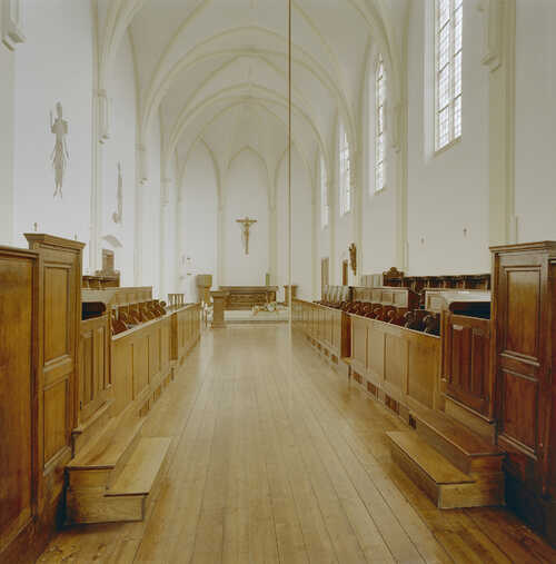 De kapel van het clarissenklooster van Megen. (Foto: IJ. Heijns, 2002, Rijksdienst voor het Cultureel Erfgoed)