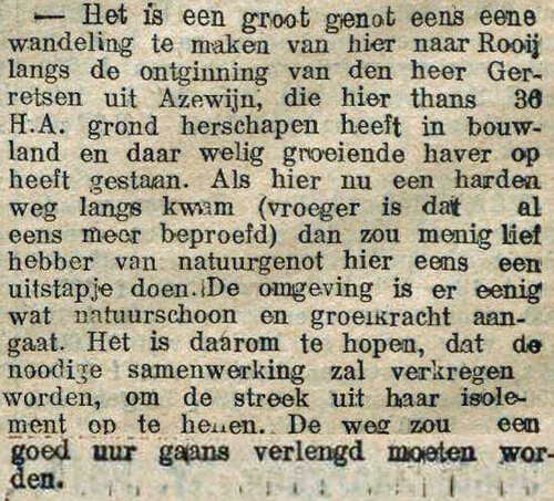 Volgens dit krantenbericht haalde Jan Gerritzen meteen al flinke resultaten op het Hezelaarsbroek (Bron: Tilburgsche Courant, 20 juni 1914, met dank aan Theo Bressers)