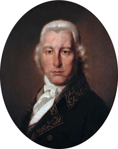 Een portret van Dirk van Hogendorp (1761-1822) door Taco Scheltema (1760-1837). (Bron: 1803, Museum Rotterdam, Wikimedia Commons)