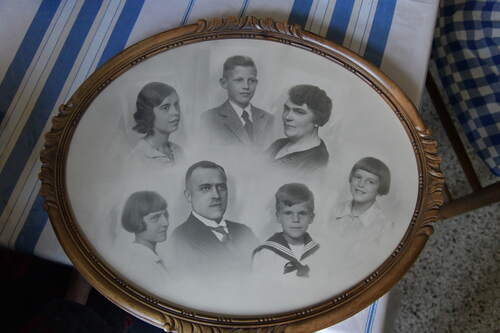 Het gezin van Nieuwkuijk rond 1935