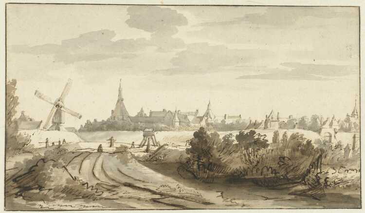 Gezicht op Ravestein, Nicolaes Maes, 1653 - 1659