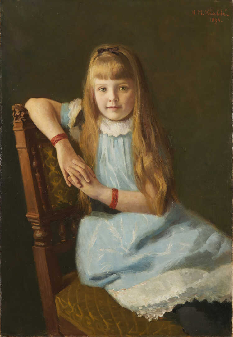 Heinrich Martin Krabbé, Portret van mejuffrouw J.H.H. Houwing, 1894, olieverf op doek, Collectie Stedelijk Museum Breda, langdurig bruikleen Stichting Stedelijk Museum.
